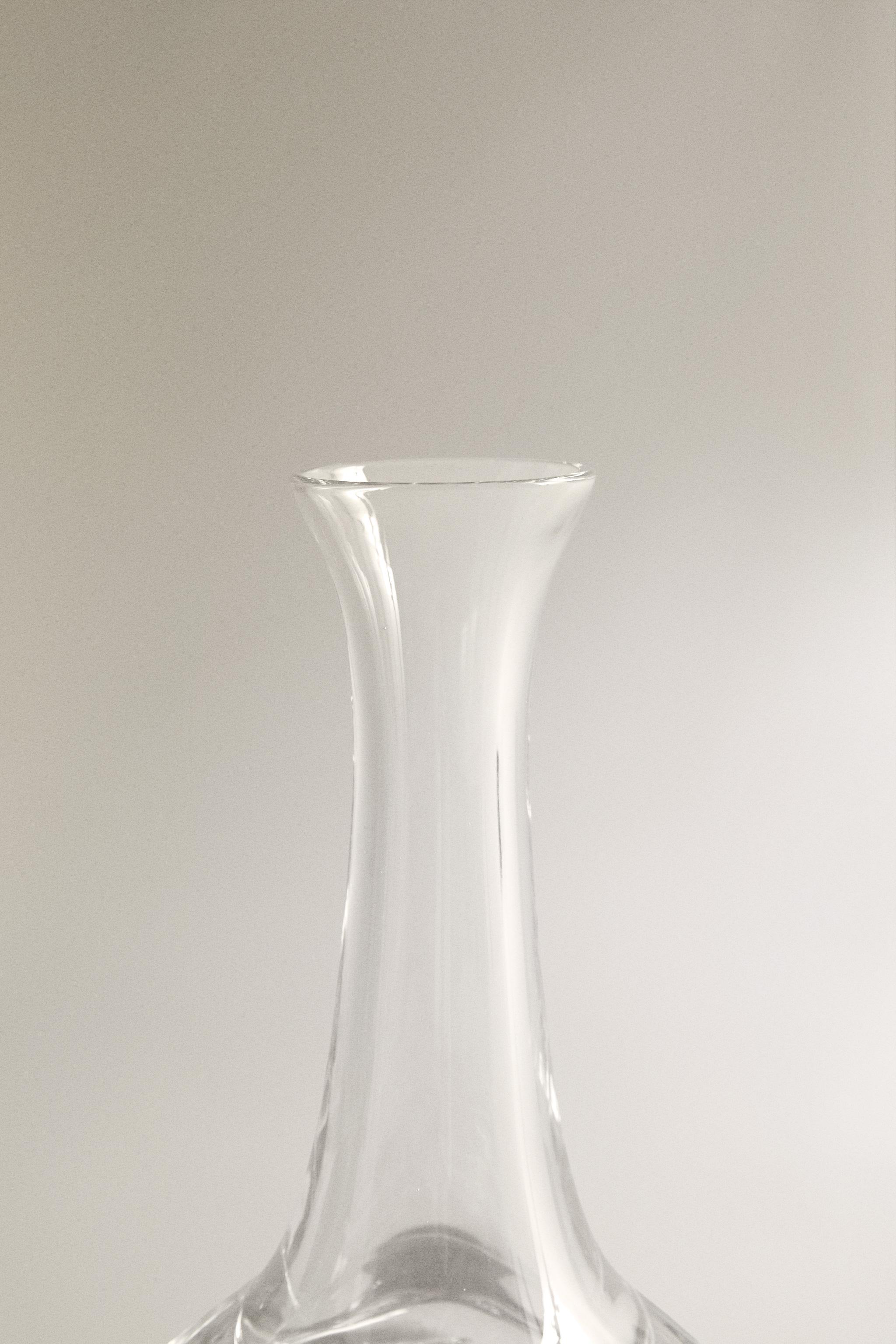 LONG NECK GLASS VASE
